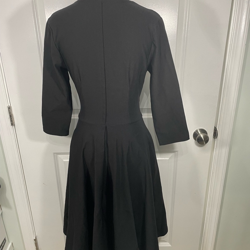 Muxxn Chic Black Long Sleeve Dress Size Small CB- - Picture 8 of 10